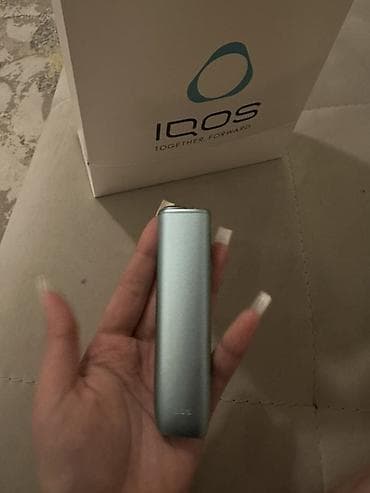 i̇qos: Qiymet sondu endirim olunmur. Məhsul: IQOS ILUMA ONE (mavi/əlvan ton) — 3