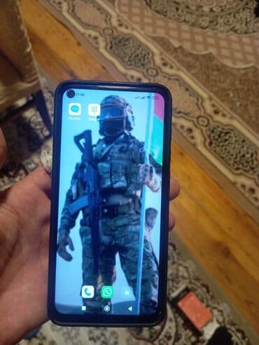 купить мини холодильник бу: Redmi Note 9, 128 ГБ, цвет - Синий, Отпечаток пальца — 2