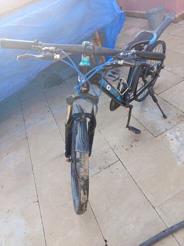 shimano velosipedi: İşlənmiş Dağ velosipedi 24", sürətlərin sayı: 21, Ünvandan götürmə — 7