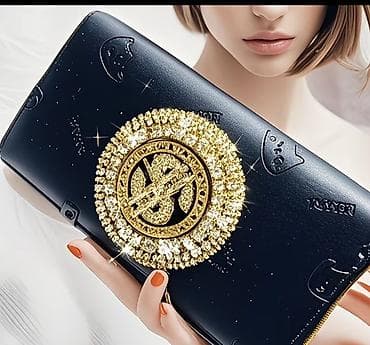 Qol saatları və aksesuarlar: Pulqabı, Eko dəri — 1