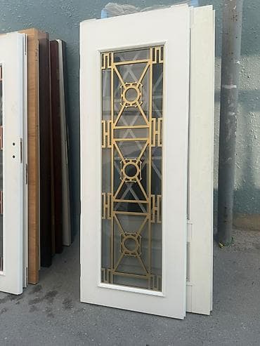 qapi seyf: Şüşəli dekorativ otaq qapıları - Material: MDF əsaslı qapı lövhəsi — 7