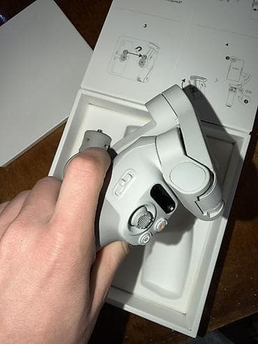 samavar ucuz: DJI Osmo Mobile (smartfon stabilizatoru) - 3 oxlu, motorlu gimbol – — 1