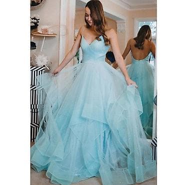 Cinslər: Шикарное Вечернее платье в ментоловом цвете, ткань:глитер. Размер — 2