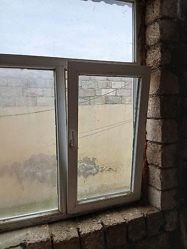 rezin ip: Plastik (PVC) pəncərə bloku - Üç hissəli konstruksiya: yuxarıda sabit — 2