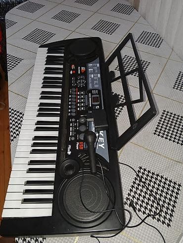 adapt: Elektron sintizator – mikrofon və not dəsti ilə - 54 klavişli — 1