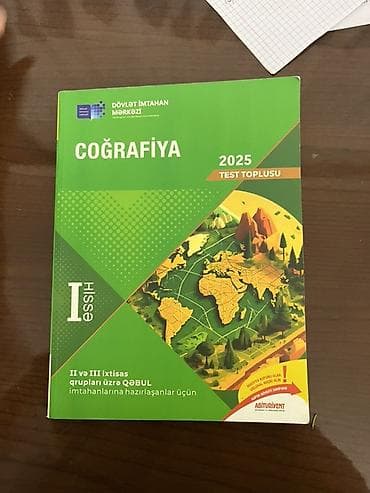 русский язык сборник тестов 2025 pdf: Məhsul: “Coğrafiya 2025 – Test Toplusu”, I hissə Nəşriyyat: Dövlət — 1