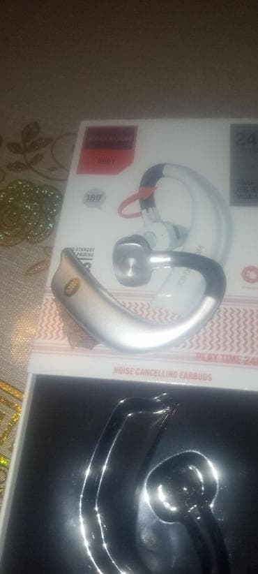 andorid tv box: JOWXROOM A801 Bluetooth qulaqlıq (qulaq arxası) - Bluetooth V5.3 – — 4