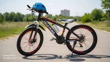 qacış trenajoru sədərək: İşlənmiş İki təkərli Uşaq velosipedi Velocruz, 24", sürətlərin sayı: 21, Pulsuz çatdırılma — 21