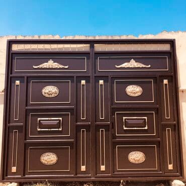 demir darvazalar qiymetleri: Eni-3.50 Hündürlük-2.80 Çerçive-8lik Şveller,List-2.5,Profil — 3