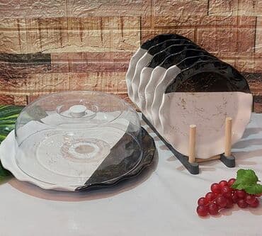 gilan pastellik parcalar: Tort və şiriniyyat qabı, rəng - Bej — 5