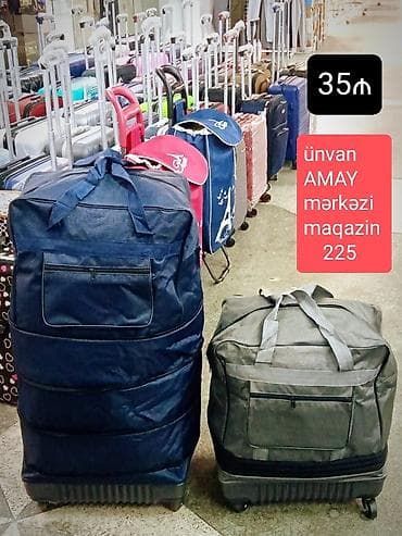 son model cantalar: Təkərli və yığılan çanta. Şəhər içi çatırma 5m. Ünvan AMAY ticarət — 4