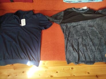 зеленые мужские спортивные костюмы: Мужское поло, M, цвет - Красный — 4