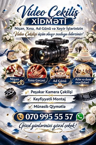 kamera cekilis: Video çəkiliş | Yerinə gəlməklə | Tədbirlərin çəkilişi — 2