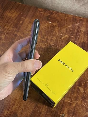 ekran iphone 11 pro: Poco M4 Pro, rəng - Qara, Barmaq izi — 3