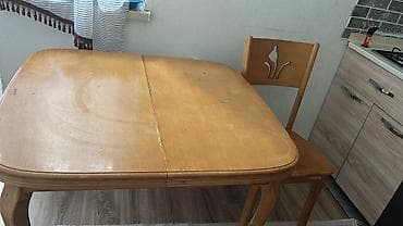 Mətbəx üçün, Açılan, Dördbucaq masa