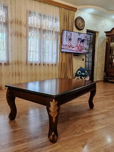 Düz masa, Açılmayan, Təkərsiz, Taxta — 1