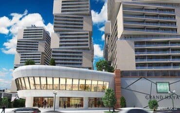 sumqayıtda 2 otaqlı mənzillər: Tbilisi prospektində,Grand Hayat yaşayış kompleksində,26 mərtəbəli — 1