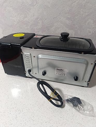 Sonifer SF-4004 3‑in‑1 Breakfast Maker Funksiyalar: - Mini soba — 8