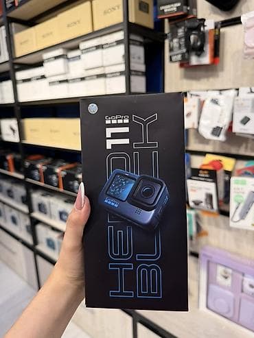 mikrofon mini: GoPro HERO11 Black action kamera Xüsusiyyətlər: - Sensor: Yeni nəsil — 1