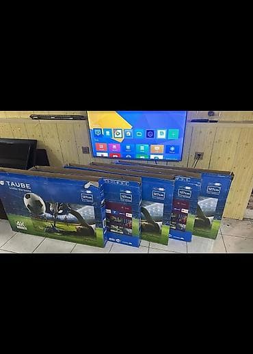 tv set: Taube 127 ekran smart 7 eded var eyni modelden,az işlənib biri 450azn — 1