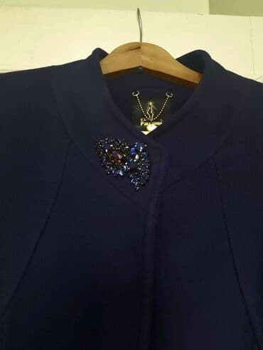 toxunma jaket modelleri: Palto, XL, rəng - Göy — 1