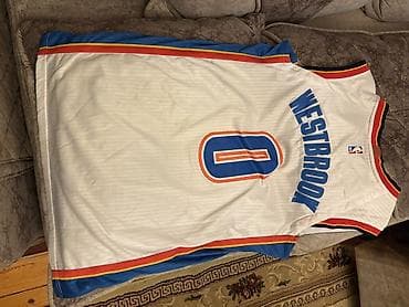 Turniklər və bruslar: Məhsul: Oklahoma City Thunder basketbol forması – Russell Westbrook #0 — 1