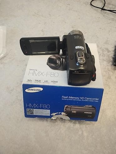 Samsung HMX-F80 video kamera Xüsusiyyətlər: - 52x optik zum (70x