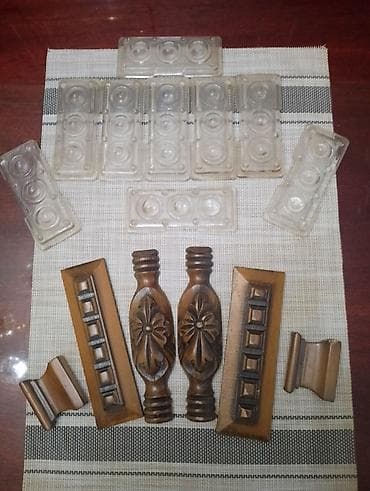 19 əsr mebelin taxta və şüşə dekor hissələri satılır