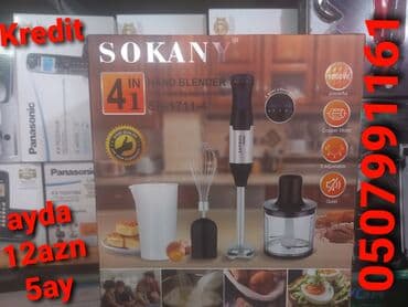 ikinci el blender: Blender kredit Tək şəxsiyyət vəsiqəsi ilə Çatdırılma pulsuz Ünvanda — 1