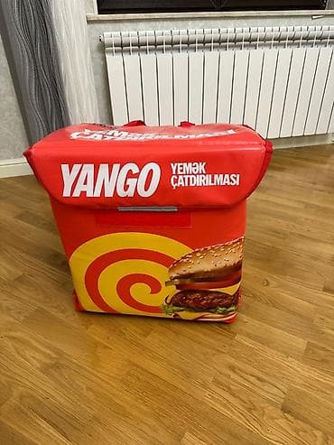 Kuryer çantaları: YANGO yemək çatdırılması üçün termo çanta (kuryer üçün bel çantası) - — 1