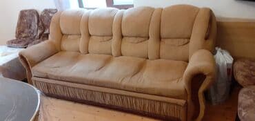 yumşaq oturacaq: Divan, İşlənmiş, Açılmayan, Bazalı, Parça, Çatdırılma yoxdur — 1