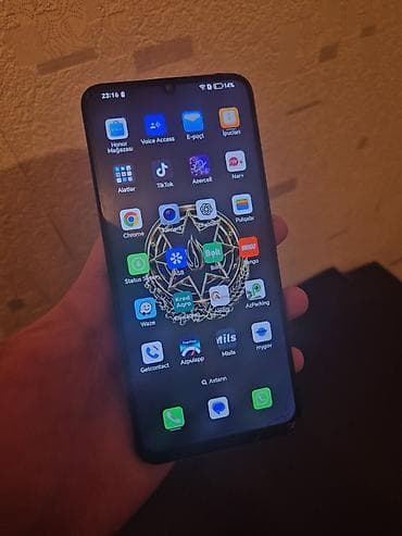 samsung note 9: Honor X7a, 128 GB, rəng - Qara, Qırıq — 1