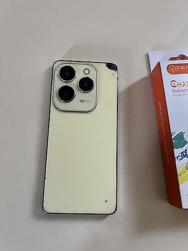 sazz problem: Infinix Hot 40, 256 GB, rəng - Yaşıl, Sensor, Face ID — 5