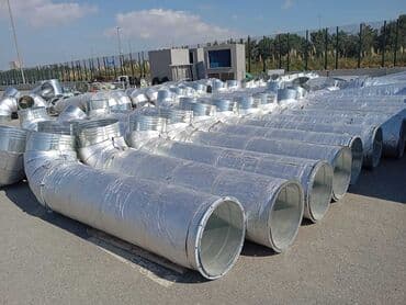 işlənmiş dönər aparatı: Havalandirma Borularin Satisi, Her Ölçüde Borularimiz var, İstenilen — 6