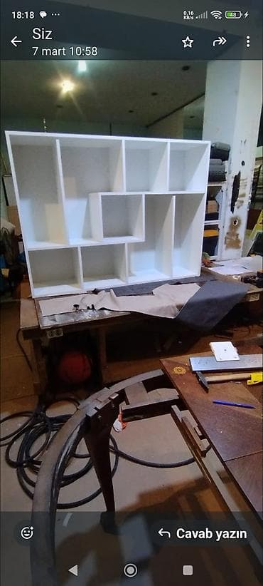 huseyn tv: Düz TV altlığı, Polkalı, Laminat — 2