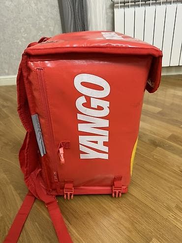 Оборудование для магазинов: YANGO yemək çatdırılması üçün termo çanta (kuryer çantası) - Brend — 3