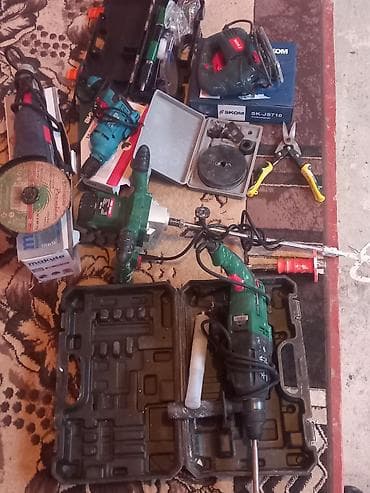 Mexaniki əl alətləri: Elektrik alətləri dəsti – müxtəlif işlər — 1