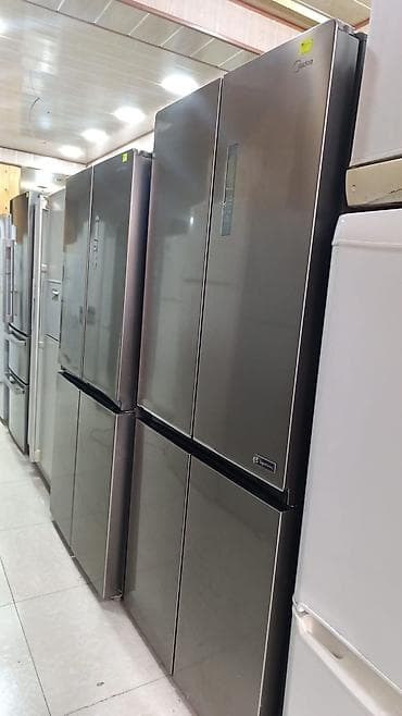 4 qapılı Midea Soyuducu Satılır, rəng - Gümüşü