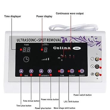Ultrasoing aparatı 
Xal yandıran .
plazma pen 
Gözaltı .
Üz — 6