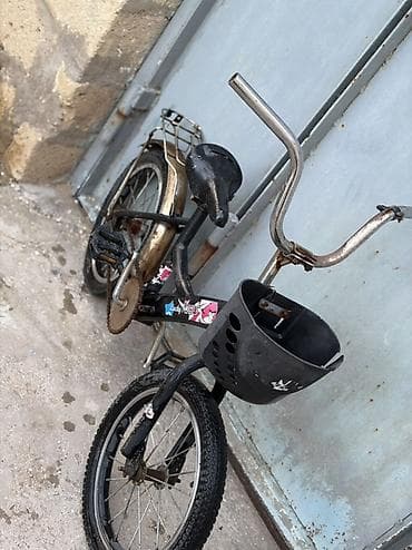 muhərrik velosiped: İşlənmiş İki təkərli Uşaq velosipedi 16", sürətlərin sayı: 1, Ünvandan götürmə — 1