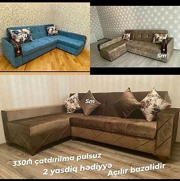 Divanlar: Künc divan, Yeni, Açılan, Bazalı, Parça, Şəhərdaxili pulsuz çatdırılma — 1
