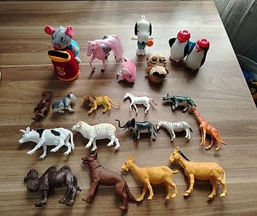 Uşaq oyuncaq heyvanlar dəsti (20eded) Hamisi birlikda 10azn (qiymat