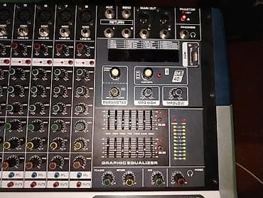 Velosipedlər: Səhnə səsi üçün tam sistem dəsti - Gücləndiricili mikser pultu: 8 — 3