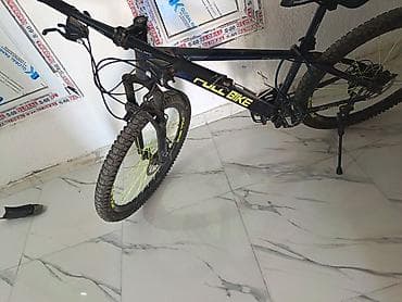 FULL BIKE dağ velosipedi - Geniş alüminium gövdə, üst boruda “FULL — 5