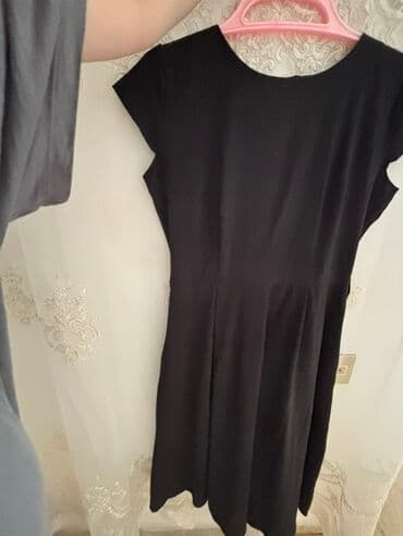 женские костюмы с юбкой: Qadın geyim dəsti - Qara klassik don: dizdən aşağı uzunluq, qolu — 5