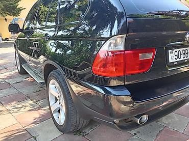 gence masin salonu: BMW X5 (E53) 2004. 3. Benzin. Probeq 138.000 orjinal– qara eksteryer — 4