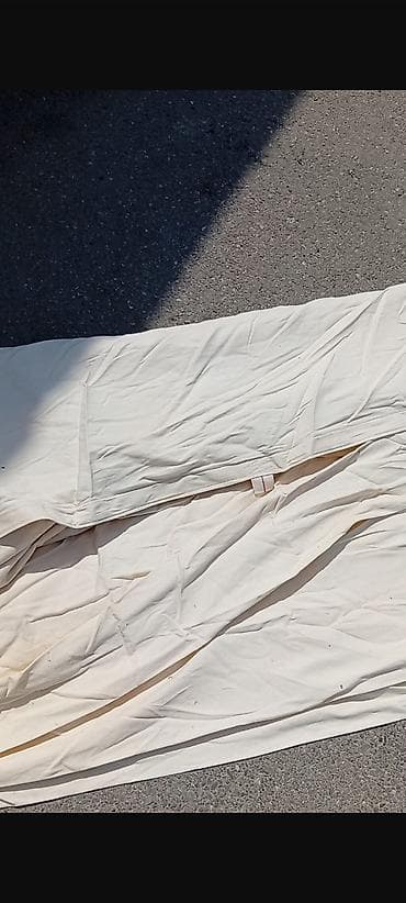 stapel parcalar: Palatka Tenti Ağ qalın rəngdir Uzunluğu 20 metr eni 7 metr İlgeylerin — 1