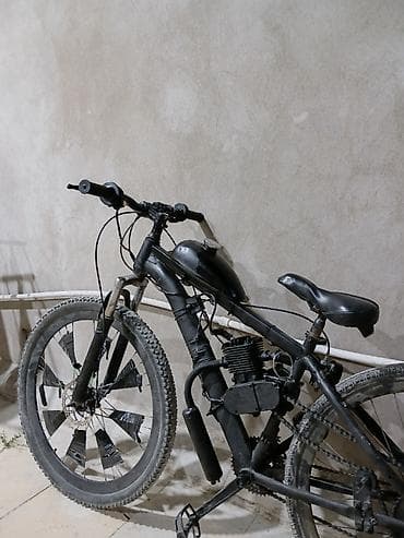 disk teker: Motorla təchiz olunmuş velosiped təqdim olunur. Model klassik — 1