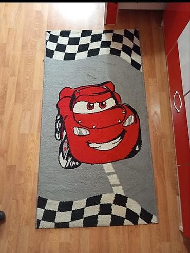 xamilyon reng: Uşaq otağı üçün 2 ədəd dekorativ xalça dəsti - Modellər: 1) Çəhrayı — 2