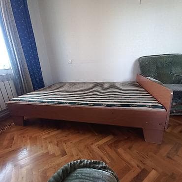 İkinəfərlik çarpayı, Bazalı, Matras ilə, Siyirməsiz